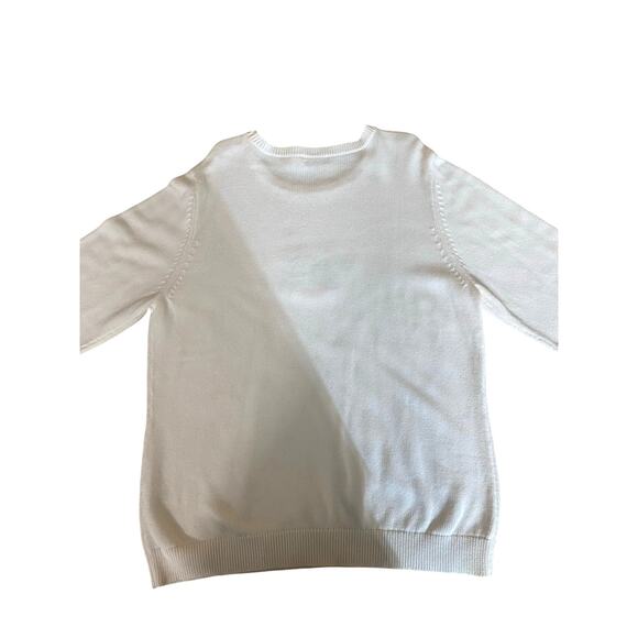 Cabela's Women's Knit Sweater 2XL/2TG White Snowmen Holiday Winter - Picture 6 of 7